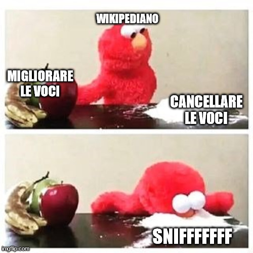 cancellare voci e' come sniffare...