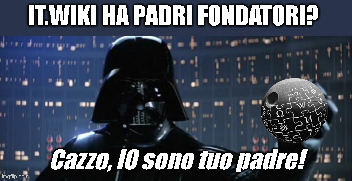 padri fondatori di wikipedia - darth vader